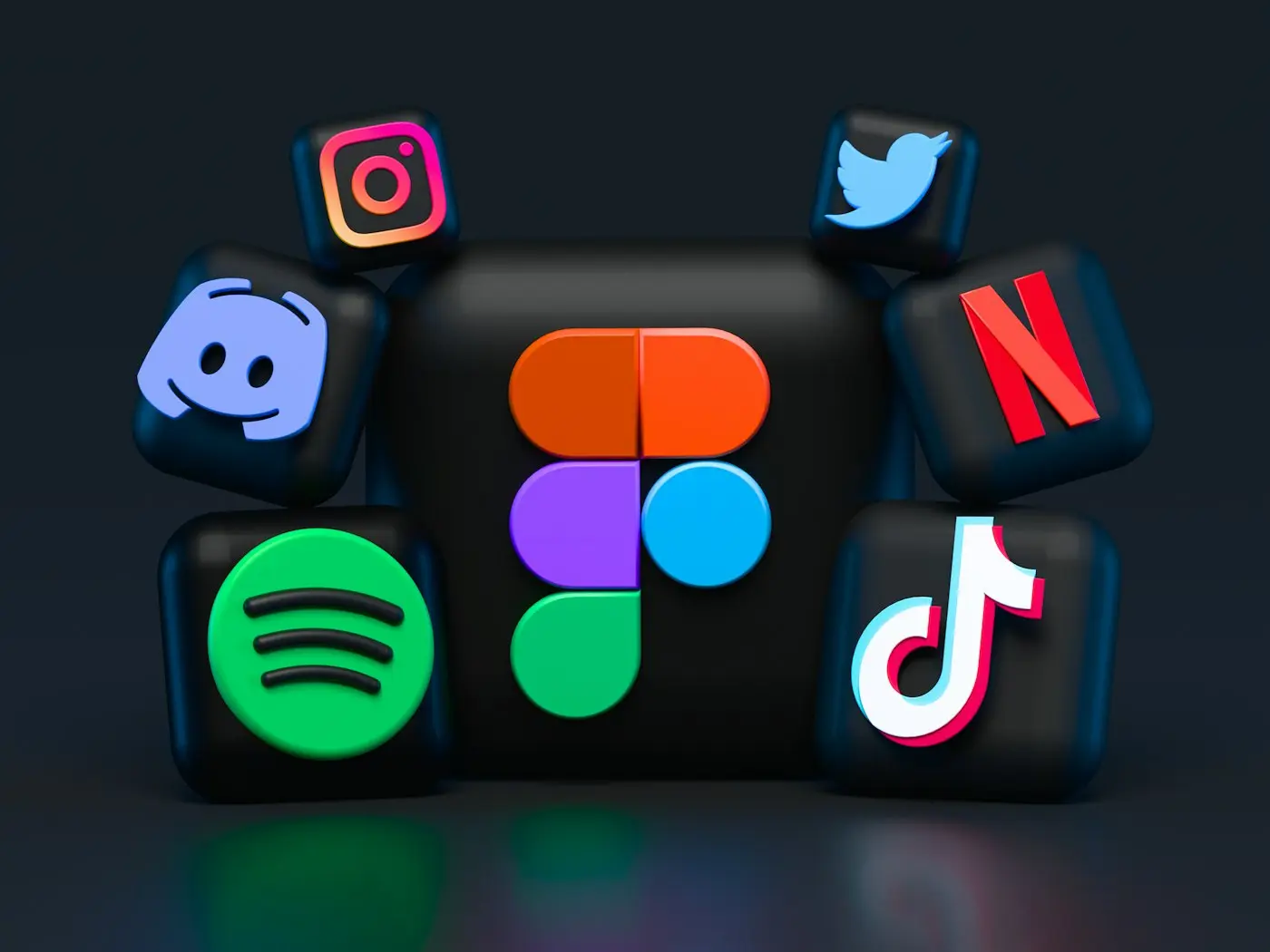 Social media app icons